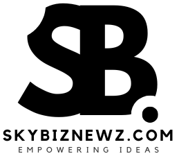 SkybizNewz Logo: A modern and dynamic design representing innovation, growth, and a forward-thinking approach in business and technology news