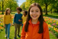 kasumi toyama orange jacket