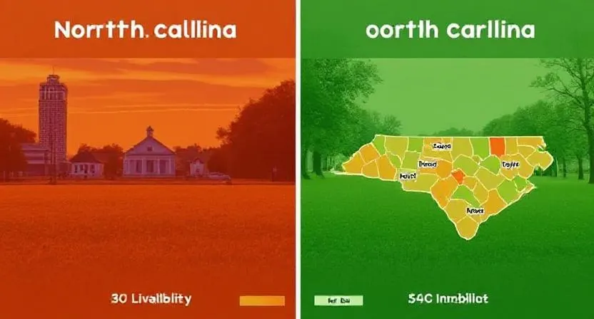 north carolina south carolina livability comparison