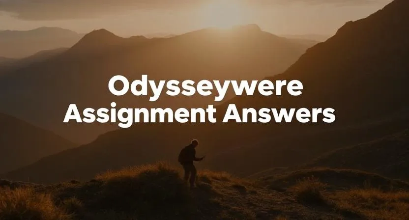 odysseyware assignment answers