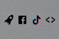 jetpack social navigation genericons f tiktok icon code