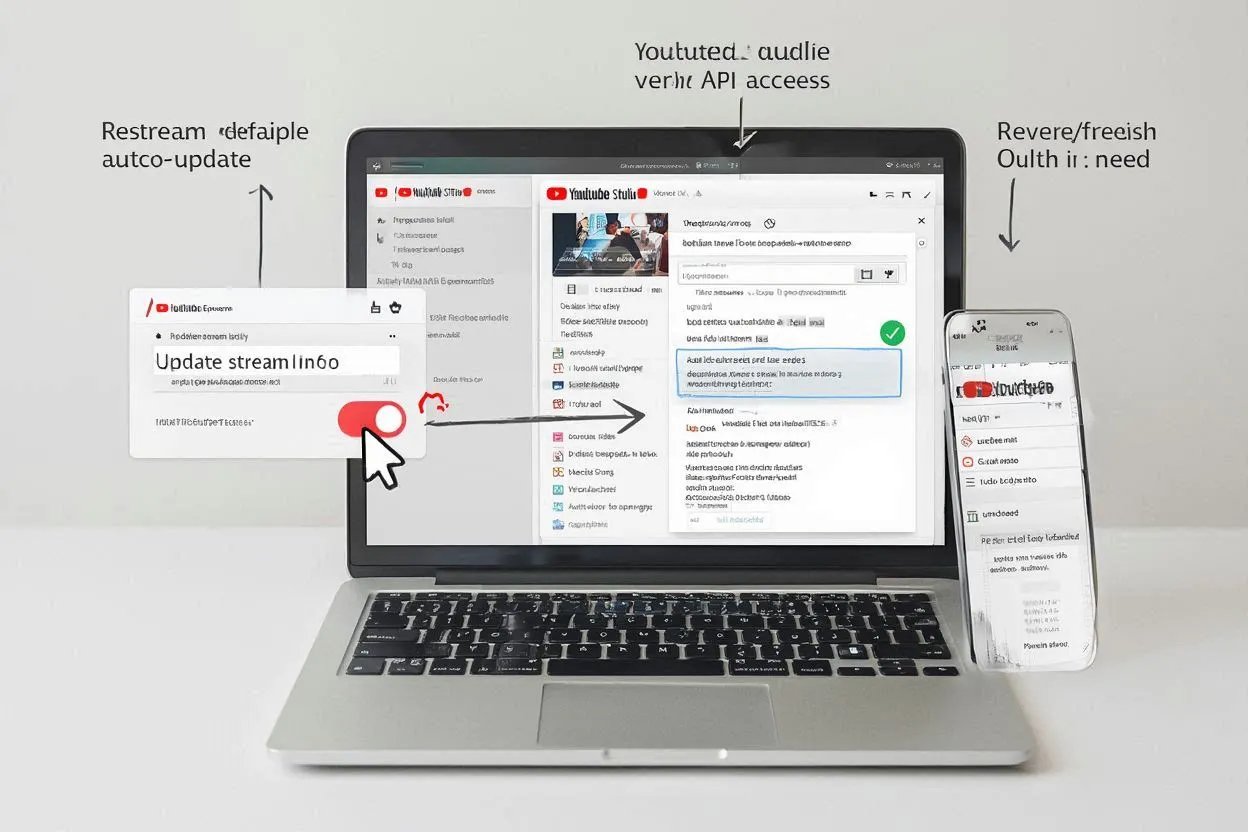 how to stop Restream from editing YouTube description