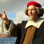 generates a hyperrealistic image of Christopher Columbus