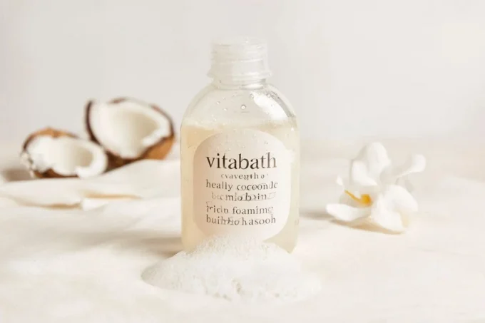 vitabath heavenly coconut crème bubble bath rich foaming bubbly soak