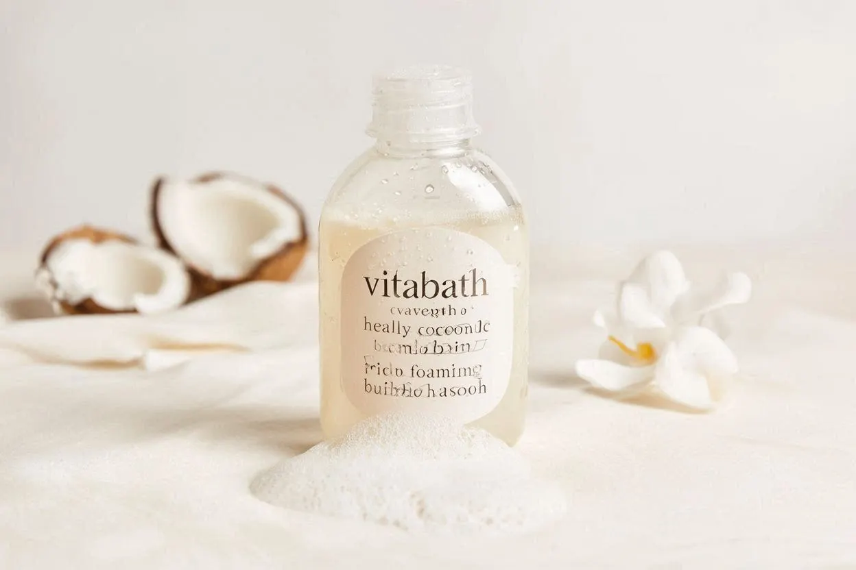 vitabath heavenly coconut crème bubble bath rich foaming bubbly soak